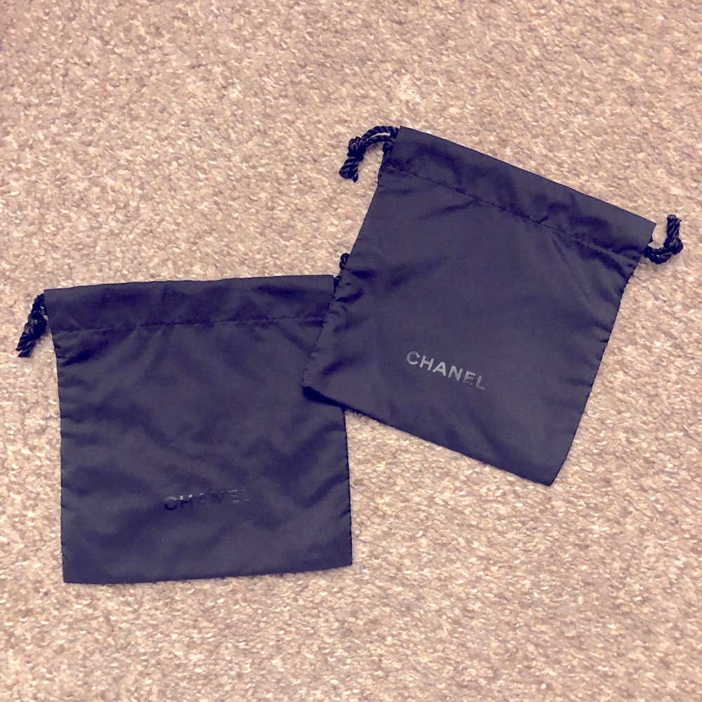 Chanel mini drawstring dust bags brand new, unused
